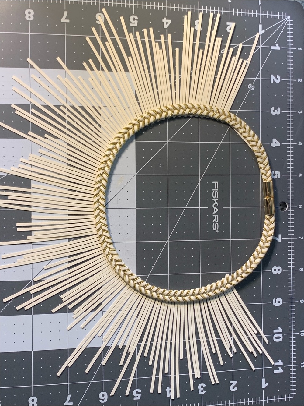 Leyla Gans Sunburst Necklace Naturale - Picture 6 of 7